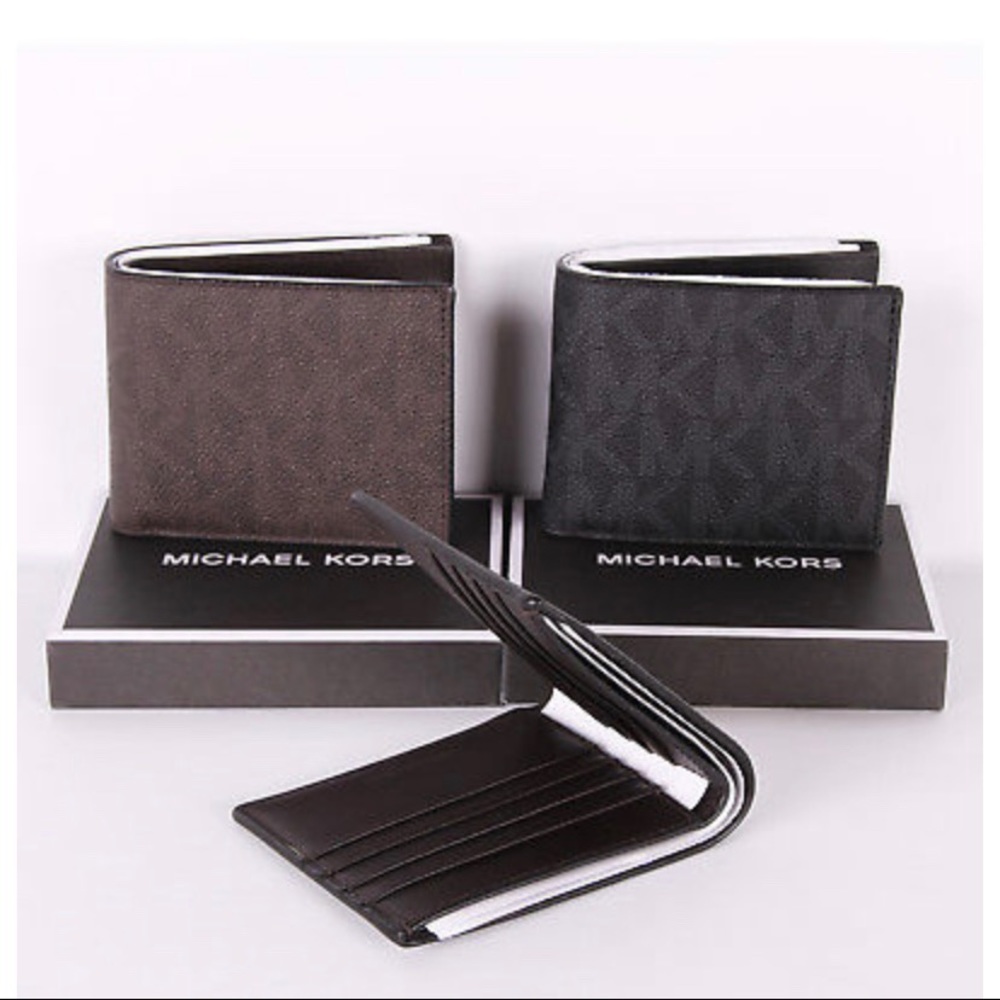 💠BRAND NEW MK jet set black wallet for men‼️ - Picture 2 of 7